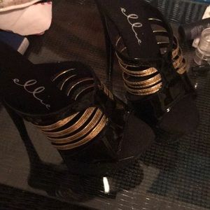 Size 5 high heels.